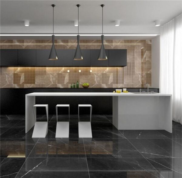 Black Marquina ceramic